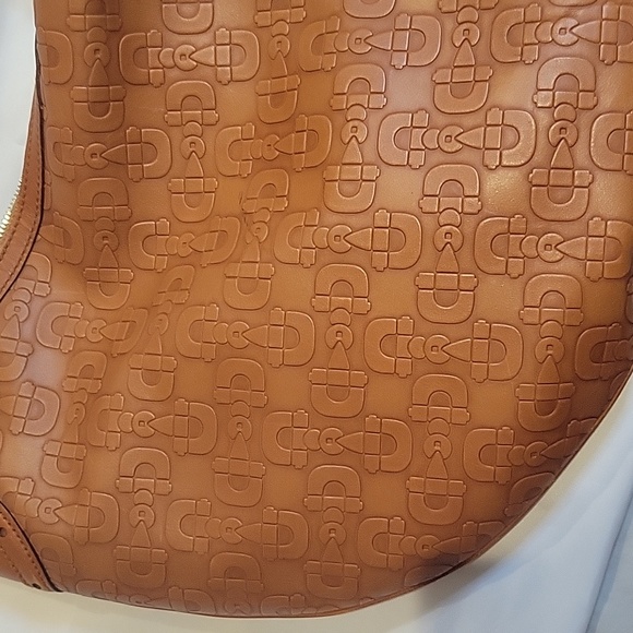 GUCCI ❤️🌟 HORSEBIT EMBOSSED RICH COGNAC  LEATHER ⭐️ - Picture 5 of 12